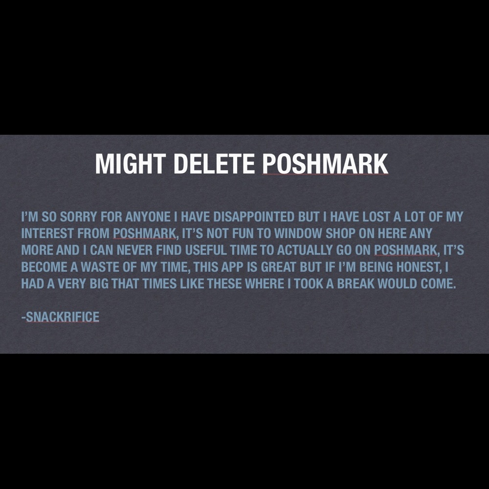 Goodbye Poshmark…